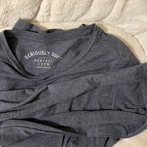 Aeropostale Seriously Soft Gray Long-Sleeve Shirt